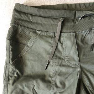 Crop Lululemon pants…I believe they are a Dance Studio pant